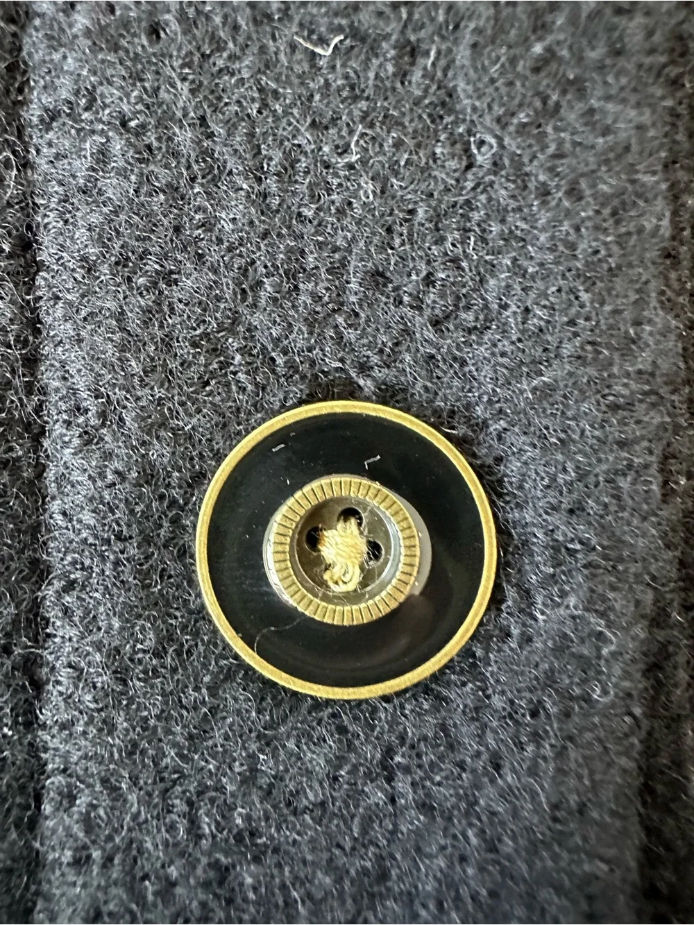 J. Crew Italian Boiled Wool Cardigan Sweater